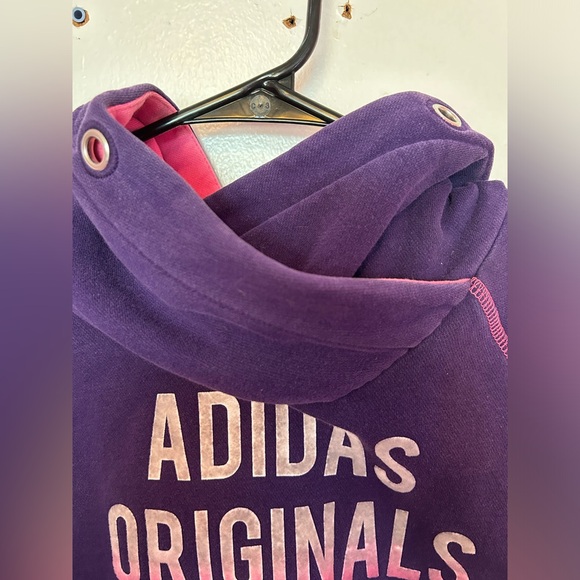 Vintage Purple and Pink Adidas Original Hoodie - Picture 7 of 8